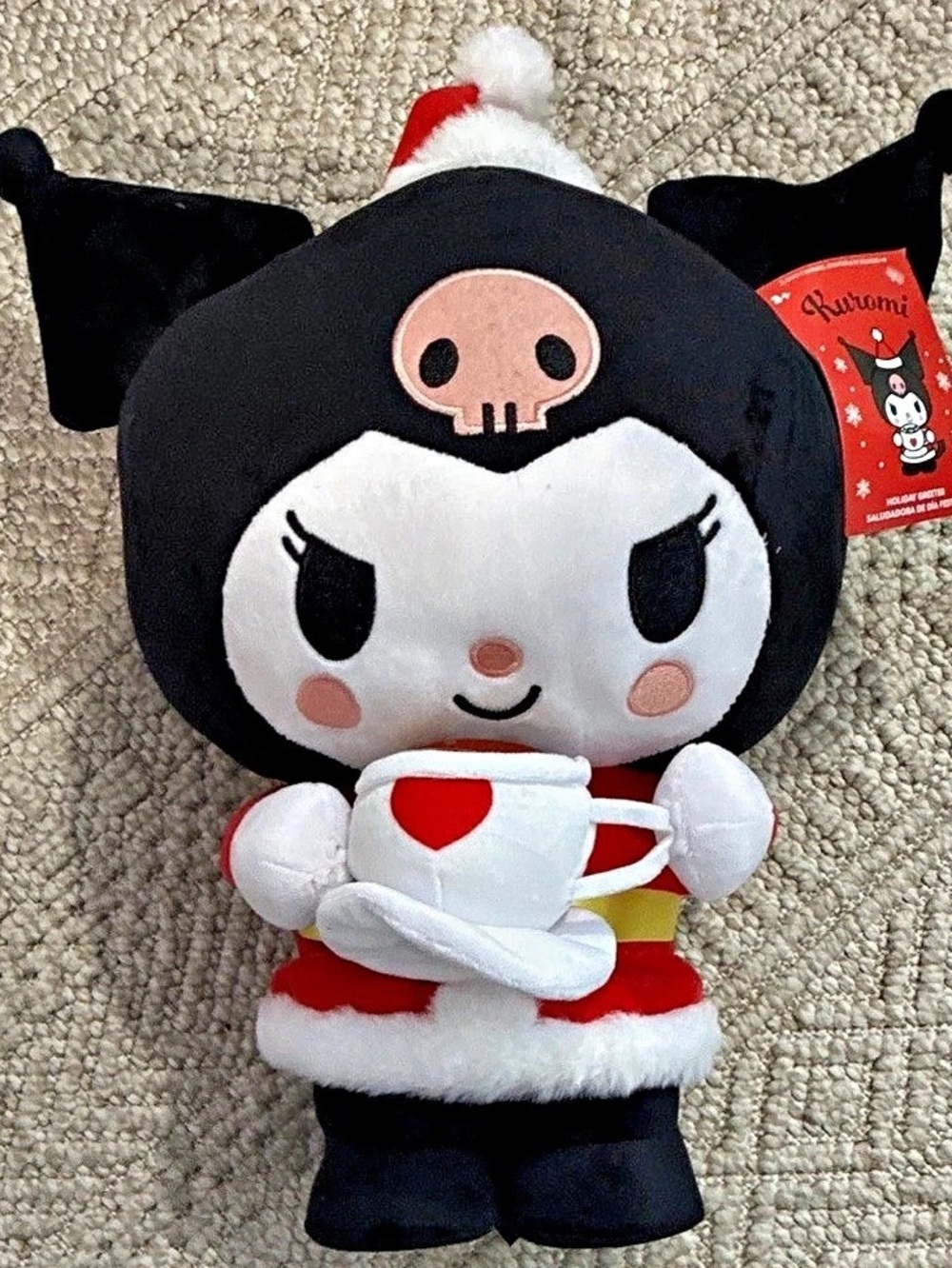 NWT Sanrio Kuromi Holiday Greeter plush